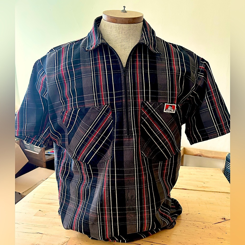 Ben Davis half-zip work shirt